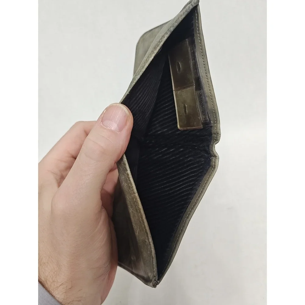 Mens Brown Wallet PRINCE‎ GARDNER Vintage Full Grain Leather American Made
